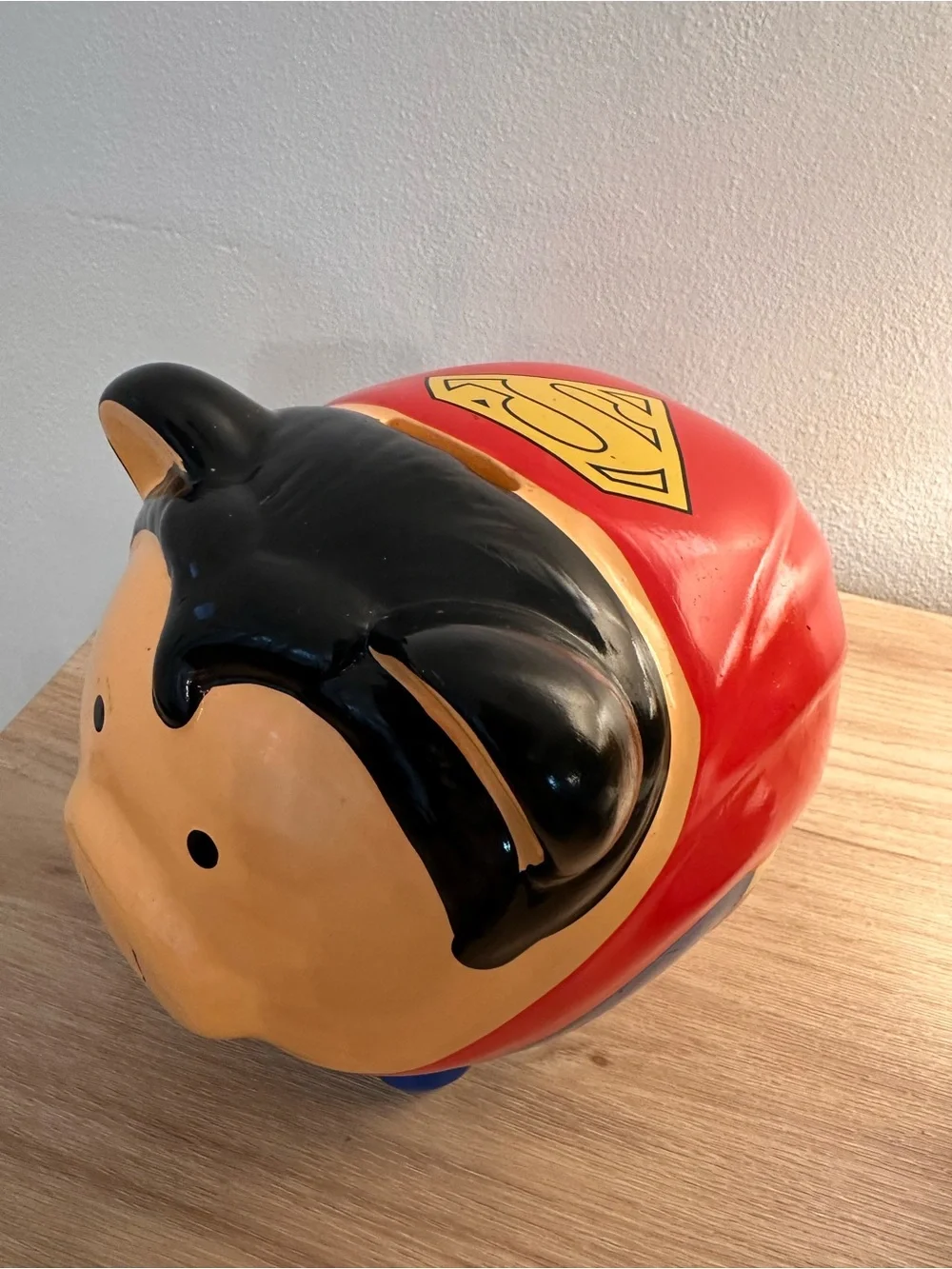 DC Comics Superman Ceramic Piggy Bank Large Superhero Coin Bank